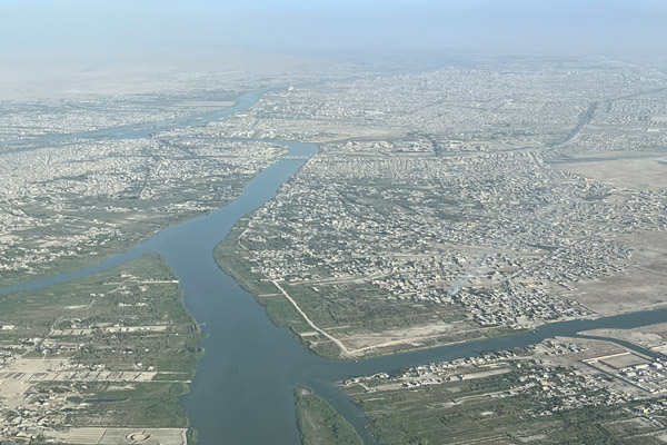 North side of Basra, Iraq