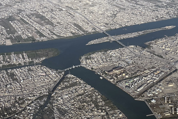 New Najibiya Bridge, Khalid bin Walid Bridge, Sinbad Island, Basra