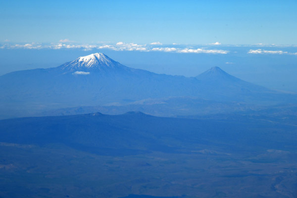 Mount Ararat from Lake Van, Turkey