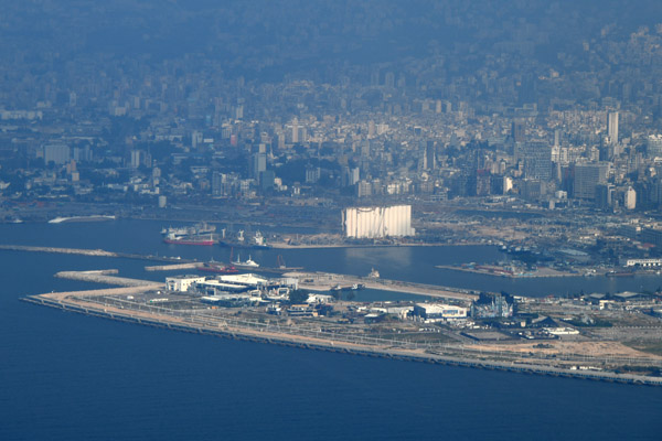 Port of Beirut after the catastrophic explosion of August 2020