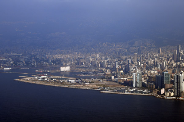 Port of Beirut after the catastrophic explosion of August 2020