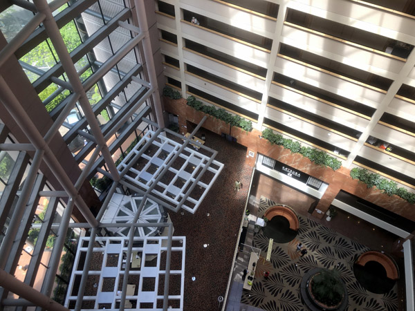 Atrium of Grand Millennium Auckland