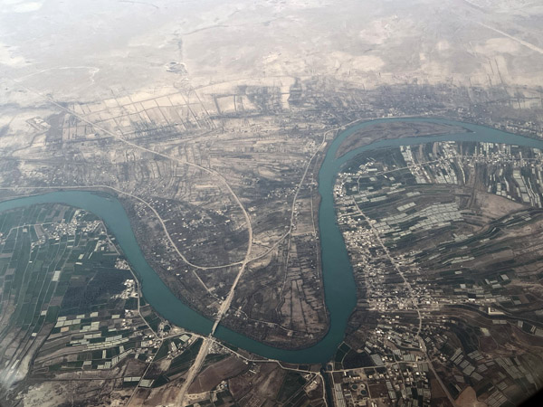 Euphrates River bridge at Salman al Husain, Iraq
