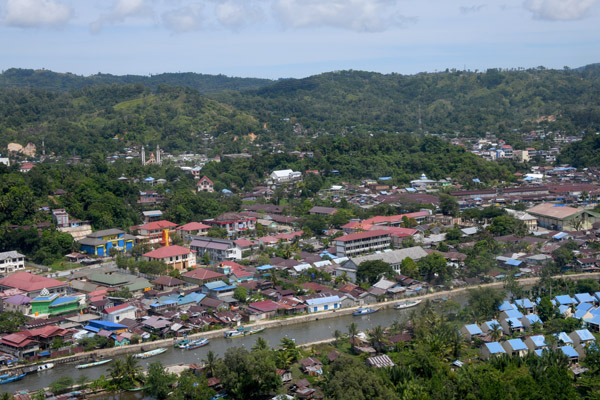 River of Kota Sorong, West Papua