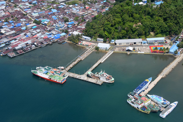 Ferry piers, Port of Sorong, West Papua