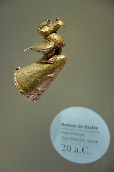 Cane Tip (Remate de Bastón), Sucre 20 BC