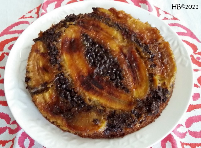 Gateau choco-banane de Christophe Michalak, dmoul a chaud, trop bon!