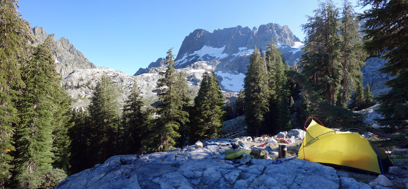 August 2019 Sierra - Camp above Idaza Lake