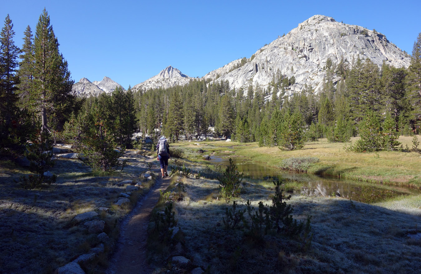 Day 3 11th September 2019 A frosty PCT trail at Bear Creek