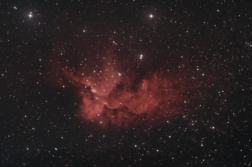 Wizard Nebula, Sh2-142 in Cepheus