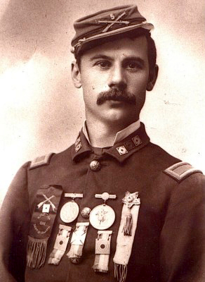 JM Partello with Dept of Dakota ribbon