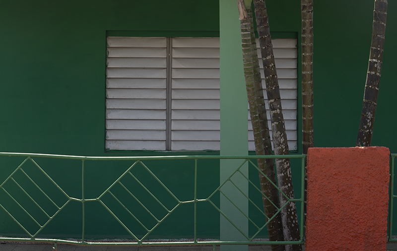 green house and railing