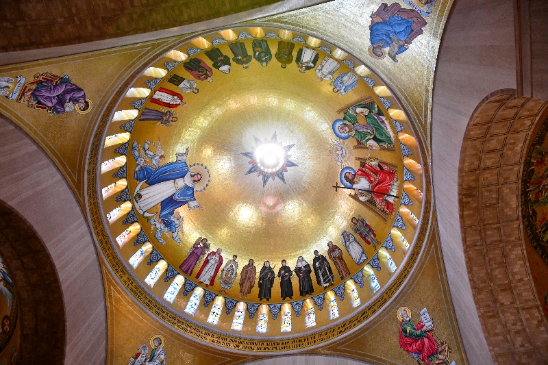 The Trinity Dome Mosaic, Basilica of the National Shrine of the Immaculate Conception, Capital Hill, Washington DC  117