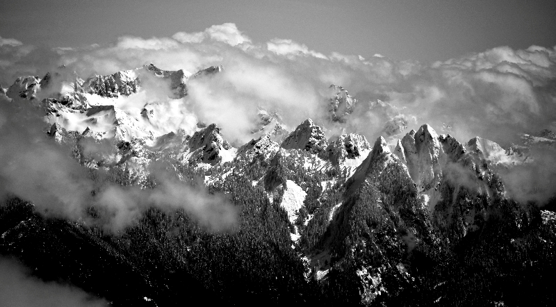 Prospect Peak and Mt Stickney, Cascade Mountains, Washington 494  