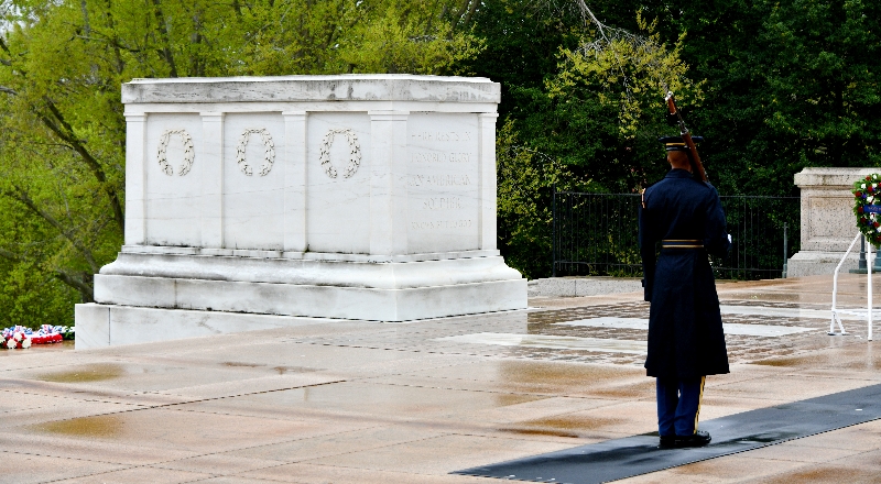The Tomb of the Unknown Soldier or the Tomb of the Unknowns, Arlington National Cemetery, Virginia 634