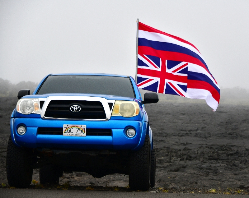 Thirty Meter Telescope protest base of Mauna Kea, Big Island of Hawaii 1662 