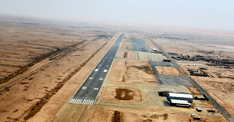 Thumamah airport on high final to runway 17, Riyadh Region, Saudi Arabia 143 
