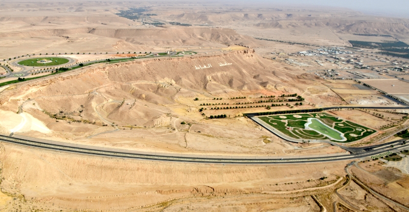 Al Ghat City View Park and park along Saudi 5202 Highway, Al Ghat, Saudi Arabia KSA 506
