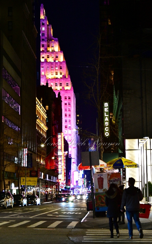 Paramount Buidling from W 44th St,  New York City, Manhattan, New York USA 554 