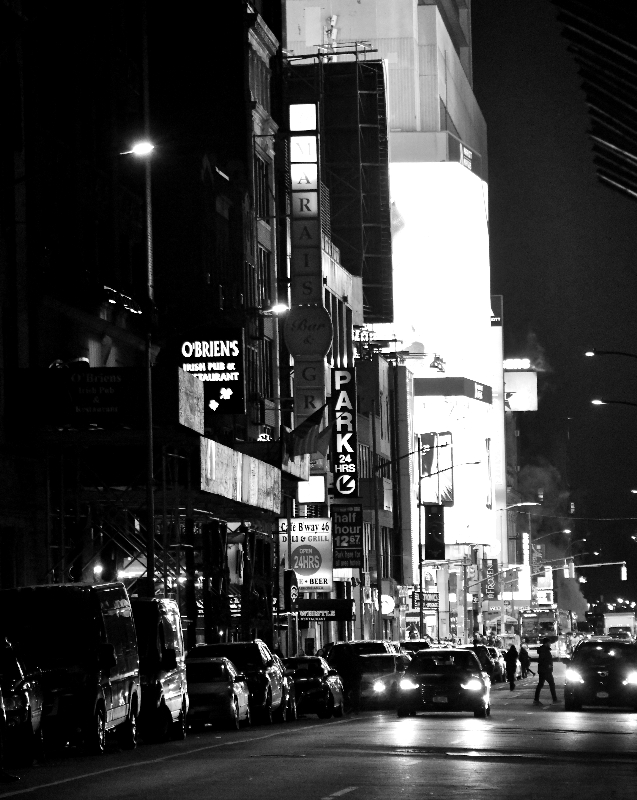 Night Life on W 46th Street, Times Square, Manhattan, New York City, New York 328 