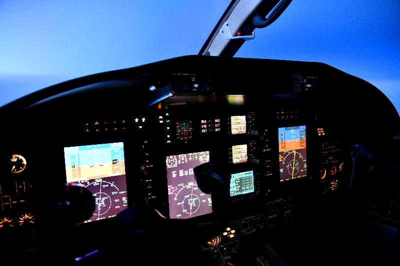 Aircraft Cockpit at 40,000 feet with -66C temperature over Lake View and Kalamath Falls 078  