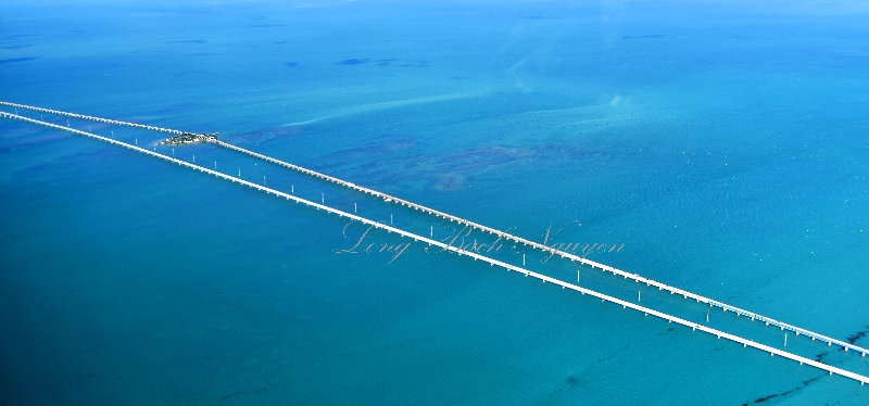 Seven Mile Bridge, Pigeon Key, Overseas Highway, Florida Overseas Highway Heritage Trail, Knight Key Channel, Florida Keys 