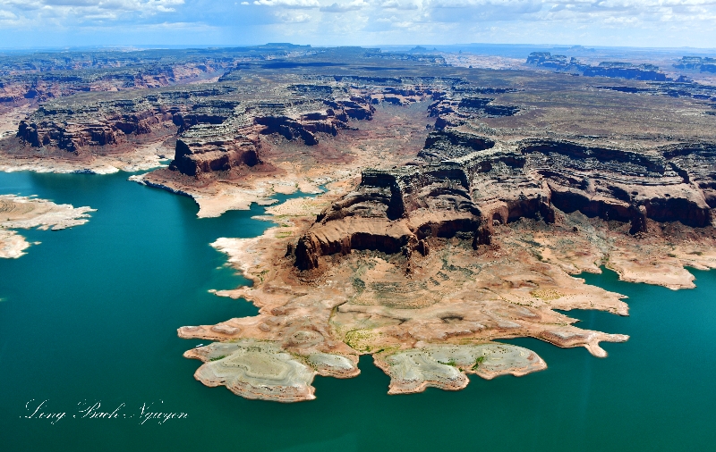 Lake Powell, Colorado River, Cummings Mesa Plateau, Dugean Canyon, Wetherill Canyon, Navajo Nation, Utah 801