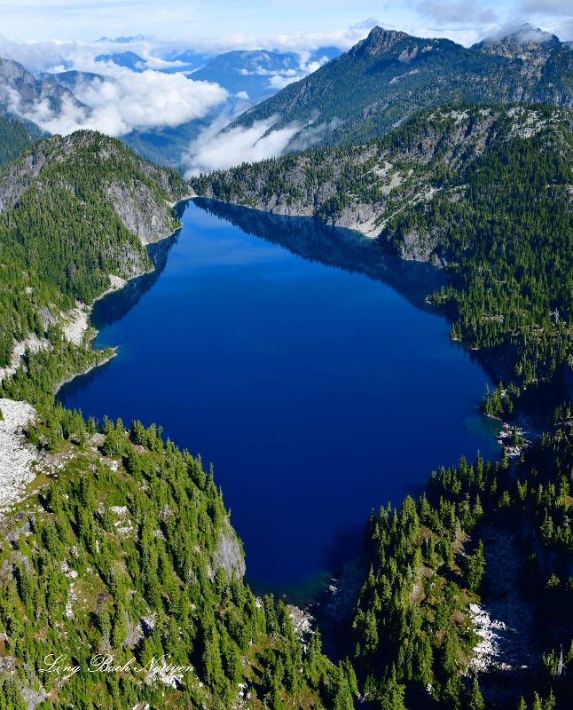 Angeline Lake, Bald Eagle Peak, Glacier Peak, Snoqualmie National Forest, Cascade Mountains, Washington 185 