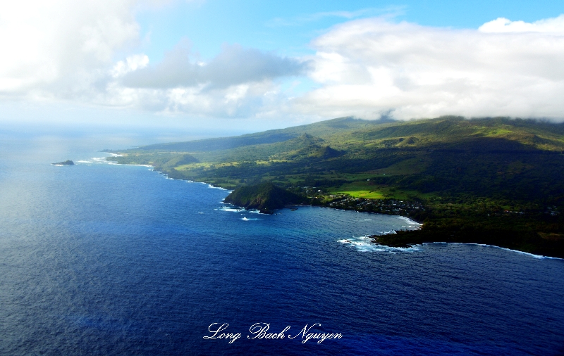 Hana, Kainalimu Bay, Nanu Alele Point, Twin Rocks, Hana Bay, Waikloa Bay, PuUkū Islet Seabird Sanctuary, Kauiki Head 