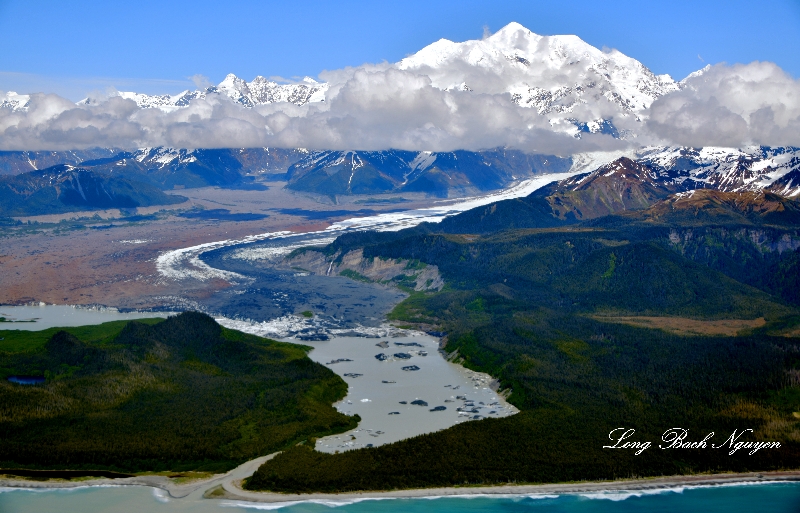 Glacier Bay National Monument, Fairweather Glacier, Desolation Valley, Mt Fairweather, Fairweather Range, Alaska 699