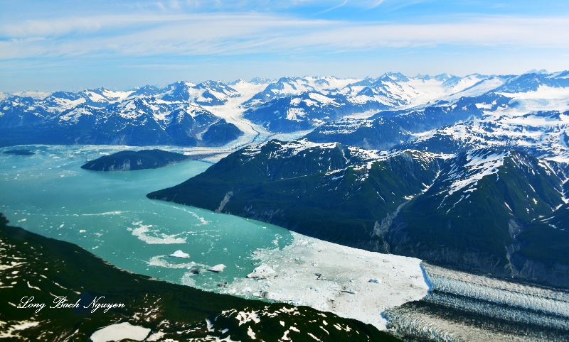 Alsek Glacier and Lake, St Elias MOuntains, Glacier Bay National Park, Alaska 299 