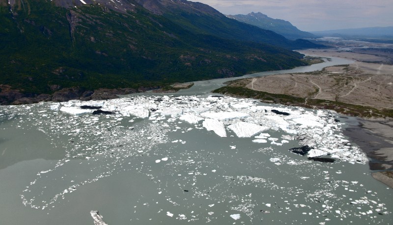 Iceberg on Upper Lake George, Inner Lake George, Knik River, Palmer,  Alaska 242 