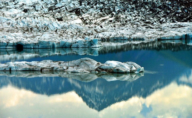 Terminal Moraine of Knik Glacier, Inner Lake Geogre, Palmer, Alaska 379