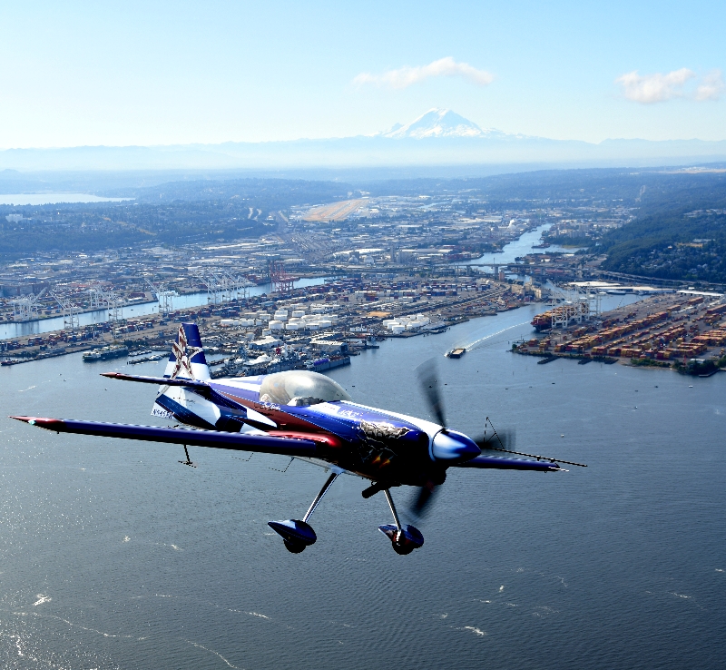 Brad Wursten MX-2  with Boeing Field, Mount Rainier, Seattle 146 