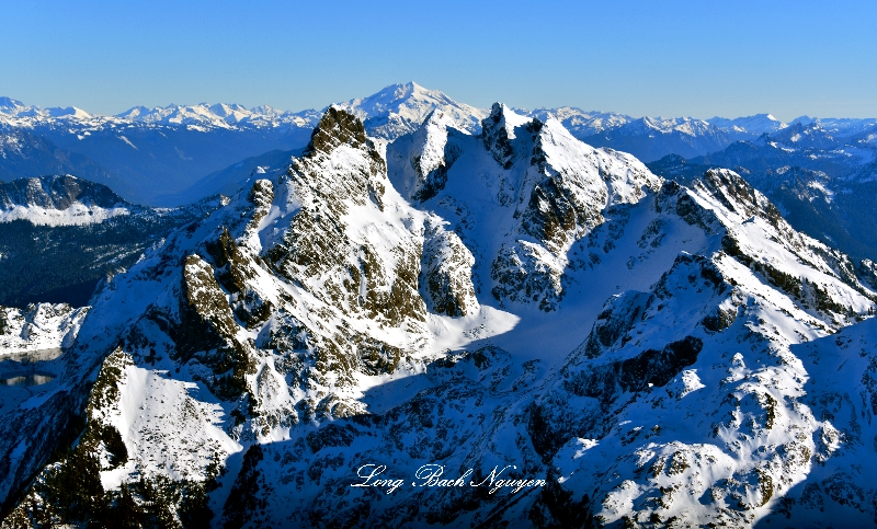 Three Fingers Mountain, Queest-Alb Glacier, Tin Can Gap, Craig Lakes, Glacier Peak, Cascade Mountains, Washington 258 