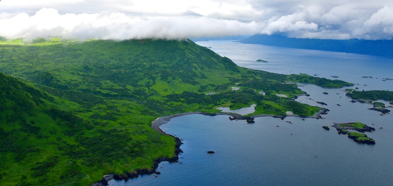 Chief Point and Cove, Spiridon Bay, Kodiak Island, Alaska 088 