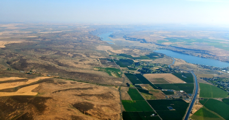 Soap Lake, Lenore Lake, Watervilee Plateau, Washington  