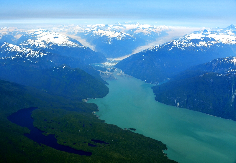 Spurt Pt Lake, Powell Peak, Dana Peak, Dome Peak, Agassiz Peak, North Baird Glacier, Buddington Range, Baird Glacier, Pebble Pea