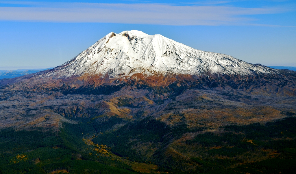 Fall Foliage around Mount Adams, Washington  