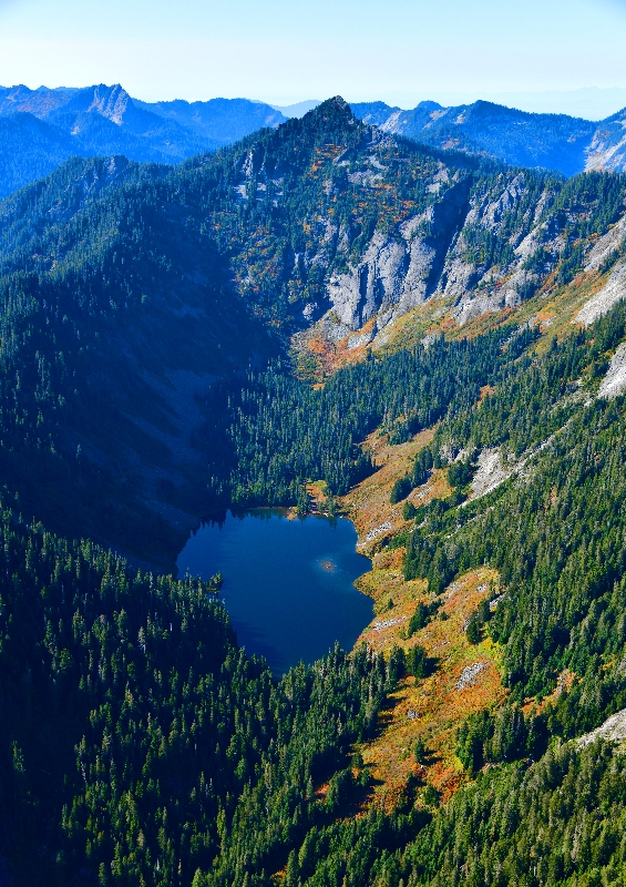 Marten Lake, Marten Creek, Rooster Mountain, Cockerel Point, Cascade Mountains, Washington 024  