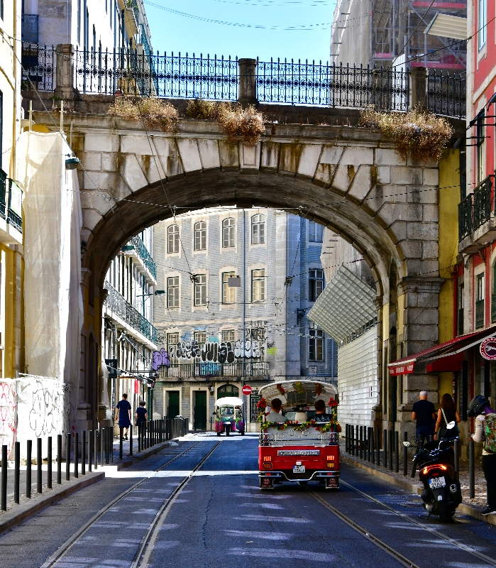 Tuk Tuk on Rua de San Paulo, Lisbon, Portugal 111 