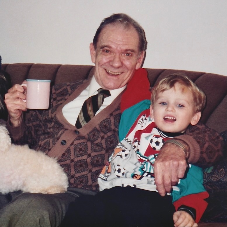 407) Grandpa Ray and Marty.
