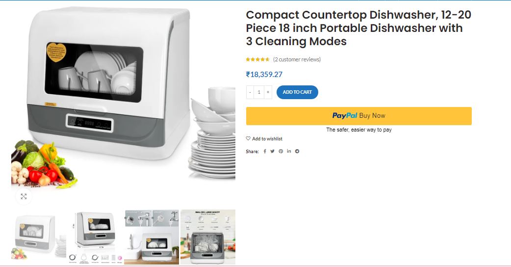 Portable Countertop Dishwasher