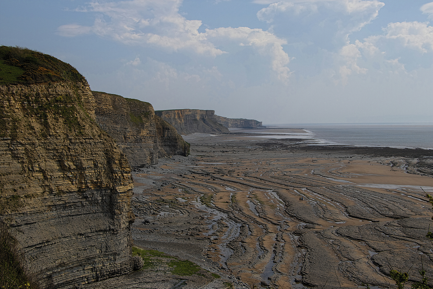 Southerndown Cliffs and beach, Wales UK