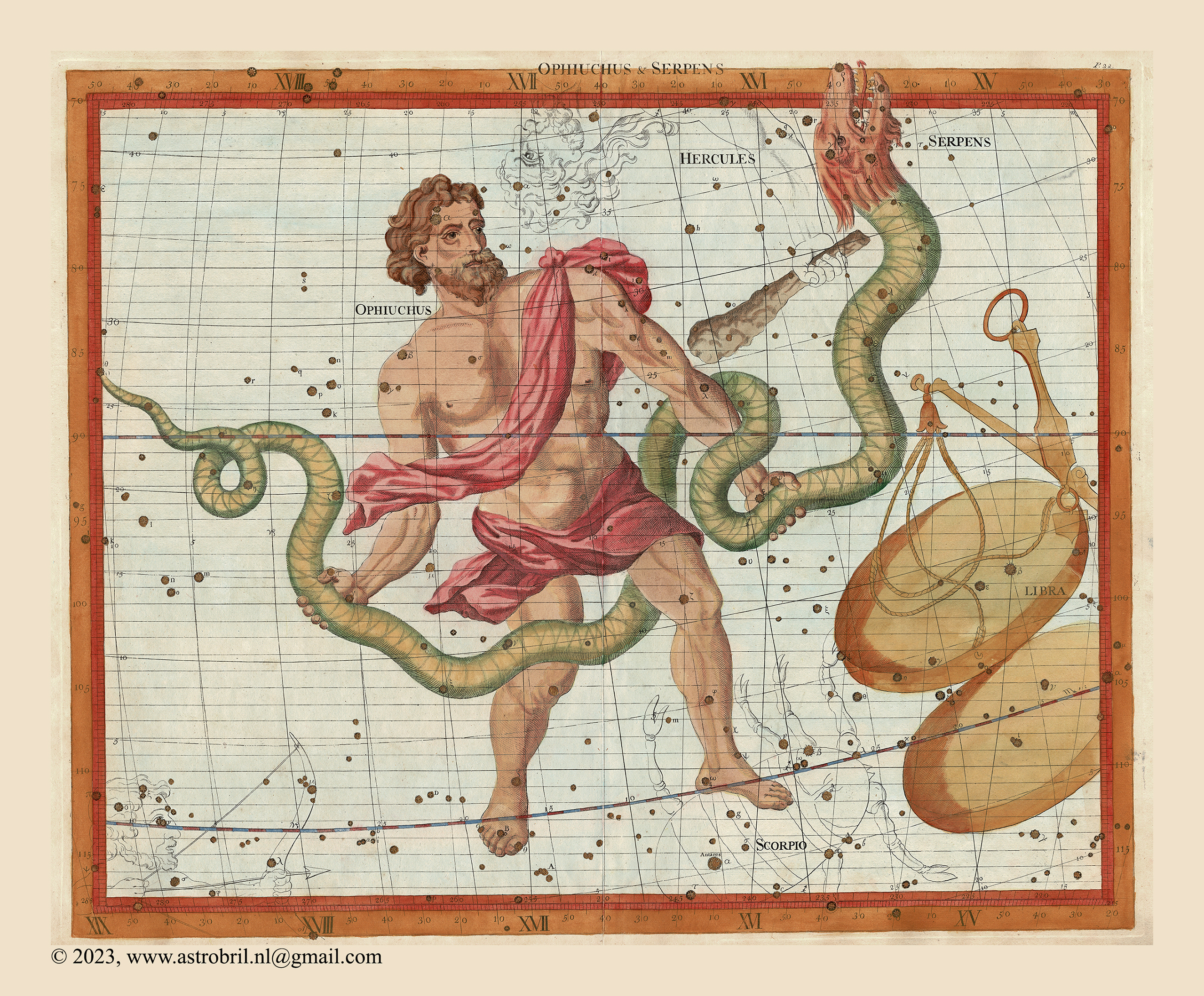 Plate 22 - Ophiuchus & Serpens
