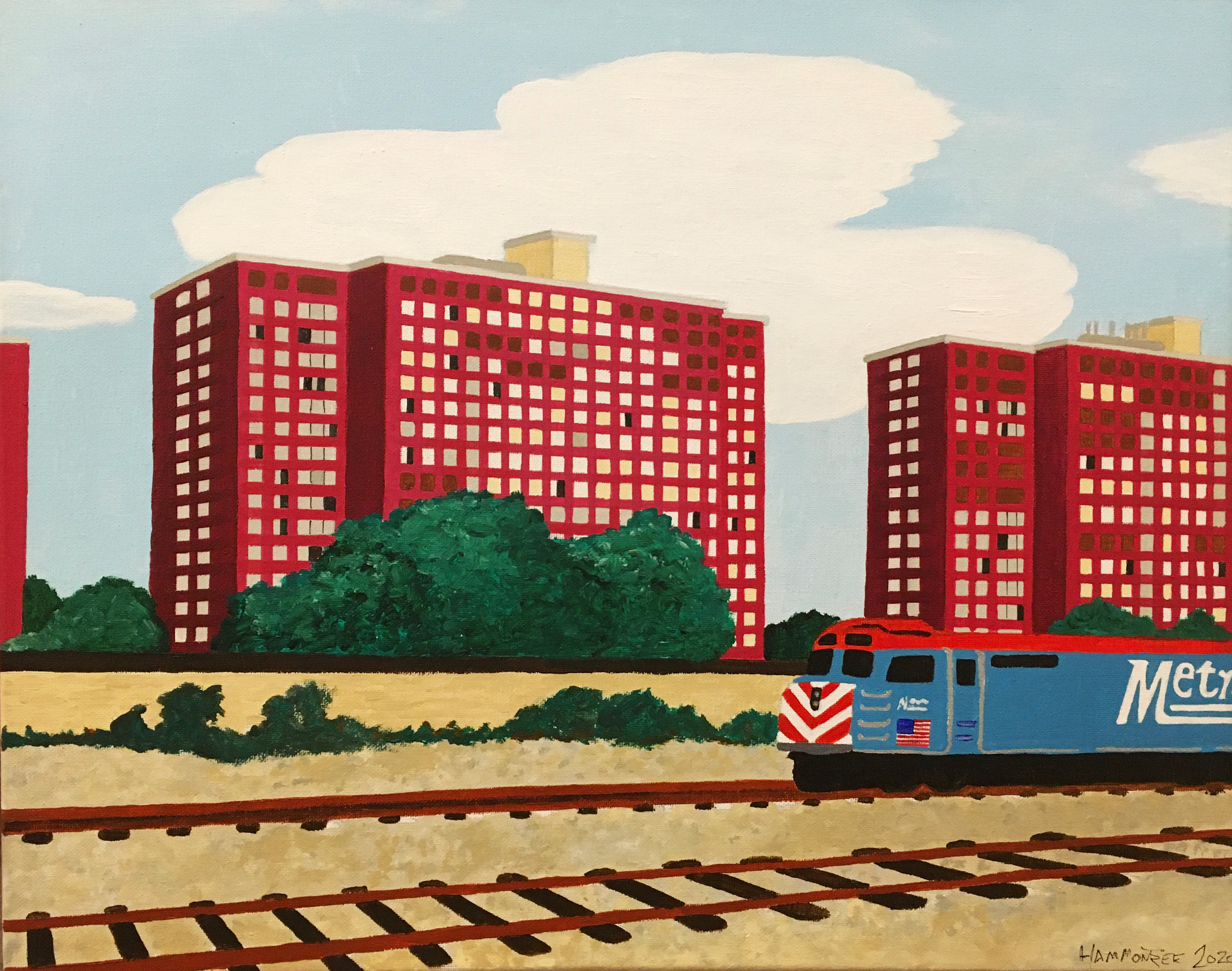 Painting of Robert Taylor Homes