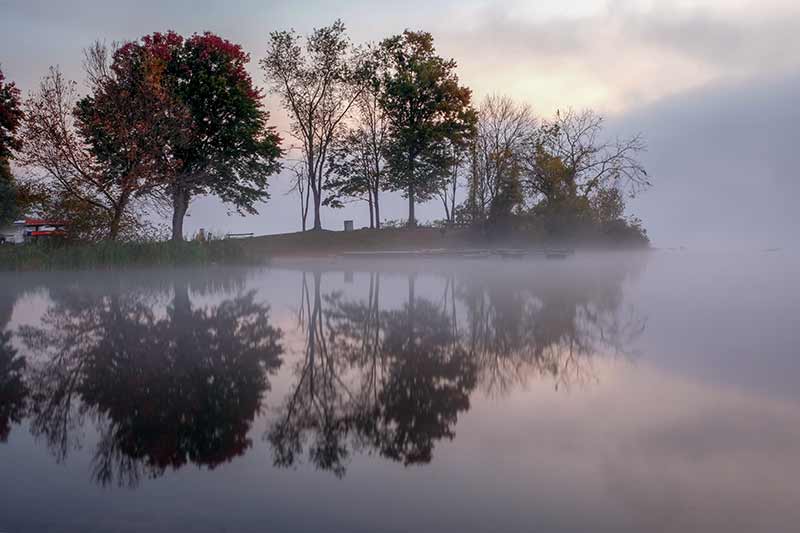 Foggy Sunrise at Marsh Creek State Park