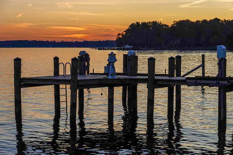 Sunset on the Chesapeake Bay #1 of 2