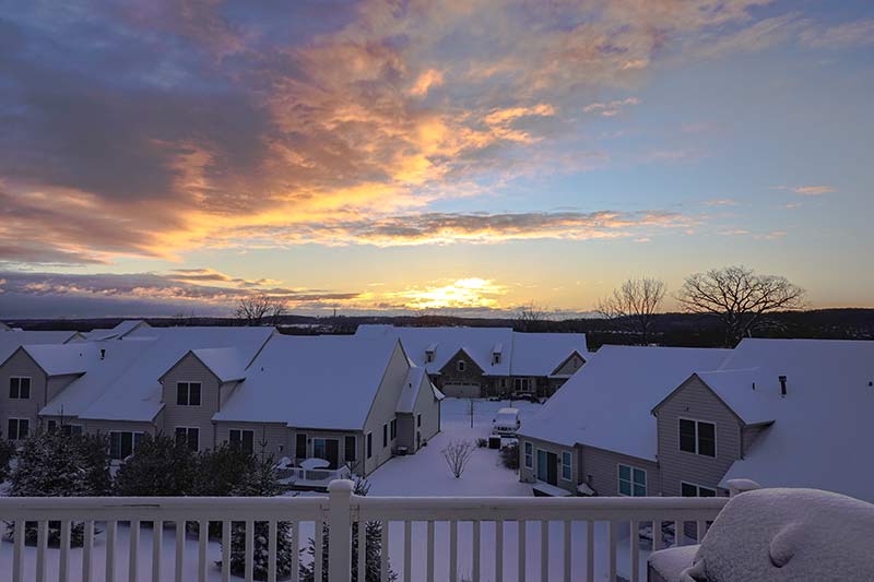 The Morning After the First Snow of Winter