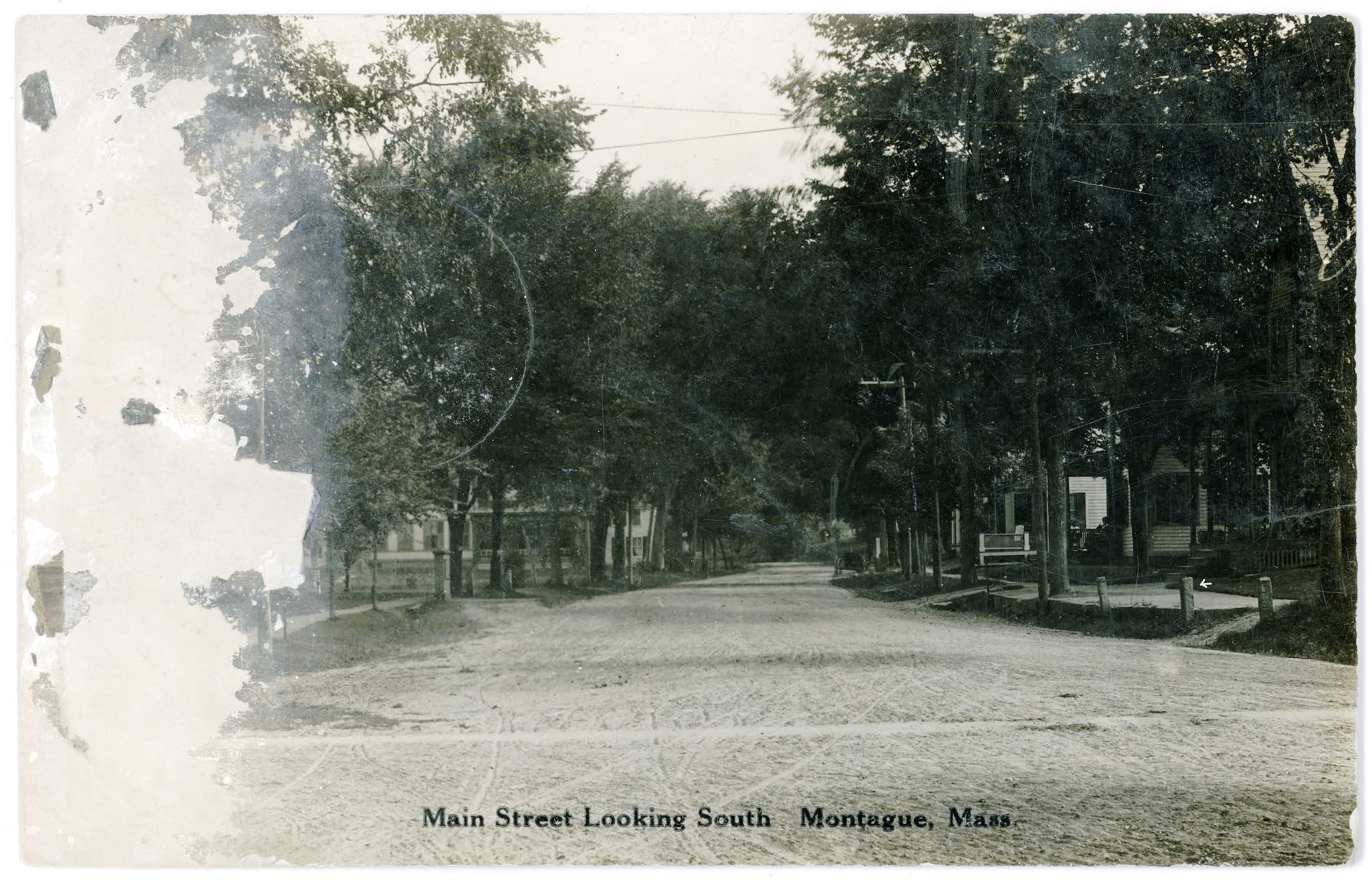 Main Street Looking South Montague, Mass.